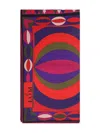 Pucci Geometric-pattern Silk Scarf In Blue