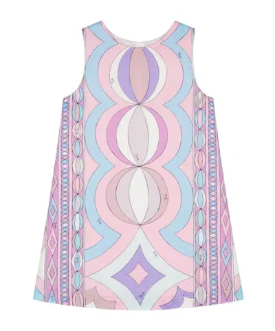 Pucci Geometric Print Sleeveless Dress In Multi