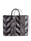 Pucci Geometric-print Tote Bag In Grey