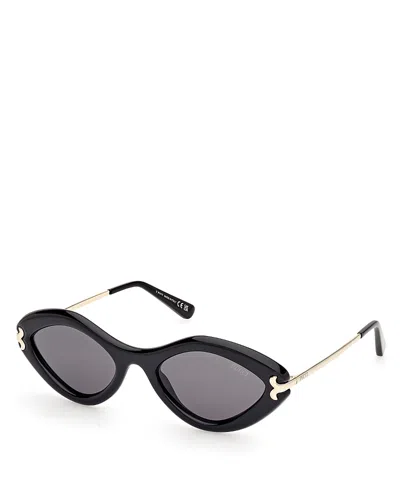 Pucci Geometric Sunglasses, 54mm In Black/gray Solid
