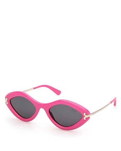 Pucci Geometric Sunglasses, 54mm In Pink