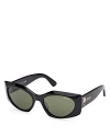 PUCCI GEOMETRIC SUNGLASSES, 55MM