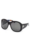 Pucci Geometric Sunglasses, 59mm In Black/smoke