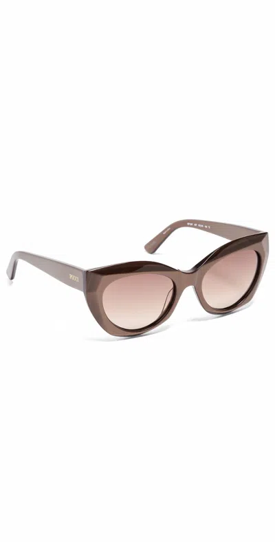 Pucci Geometric Sunglasses Shiny Pearl Brown