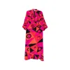 Pucci Geometric-print Kaftan In Multi