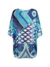 Pucci Geometric-print Kaftan In Multi