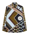 Pucci Geometric-print Shirt In Multi