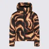Pucci Coats Blacks And Greys In Animal Print