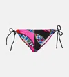Pucci Printed Bikini Bottoms In Multicoloured