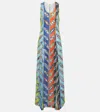 Pucci Bedrucktes Maxikleid In Multicoloured