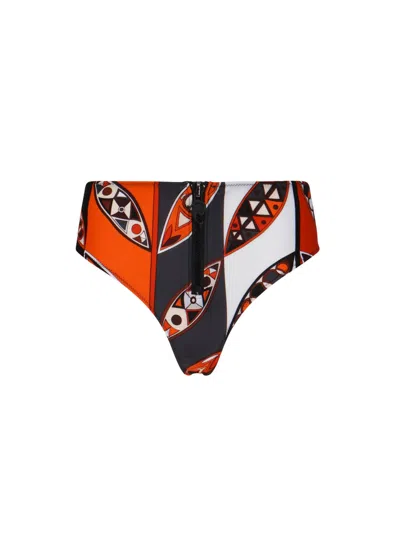 Pucci Girandole Swimsuit In Multicolour