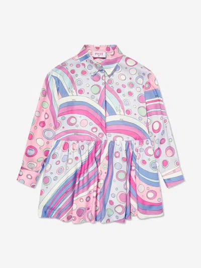 Pucci Babies'  Girls Fontane Print Dress In Pink