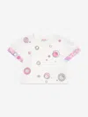 Pucci Girls Fontane Print T-shirt In Ivory