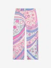 Pucci All-over Printed Leggings In Pink
