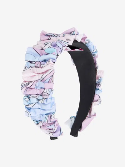 Pucci Kids'  Girls Frilly Headband In Multi