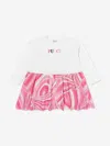 Pucci Girls Iride Print Dress In Multi