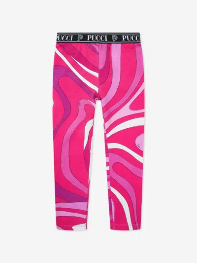 Pucci Babies'  Girls Iride Print Leggings In Multi