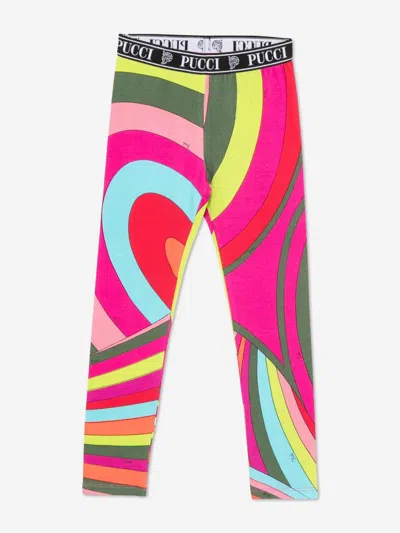 Pucci Babies'  Girls Iride Print Leggings In Multi