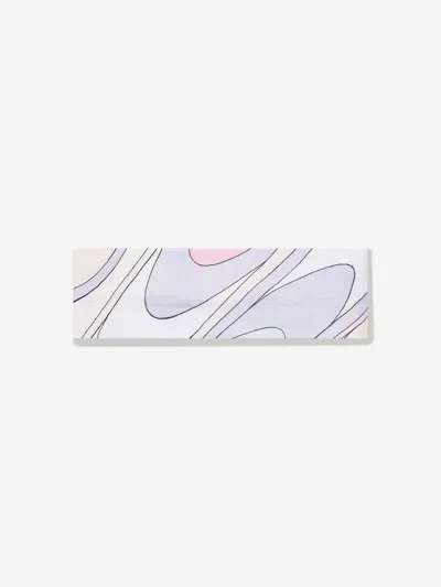 Pucci Kids'  Girls Onde Print Headband In White