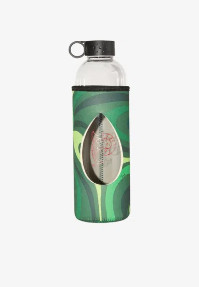 Pucci Glass Water Bottle