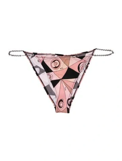 Pre-owned Pucci Graphic Print Bottoms W/ Tags In Pink
