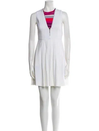 Pre-owned Pucci Graphic Print Mini Dress In Neutral