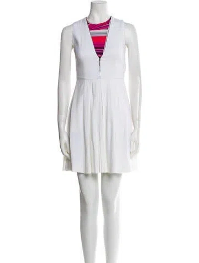 Pre-owned Pucci Graphic Print Mini Dress In Neutral
