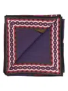 Pucci Graphic-print Silk Scarf In Purple