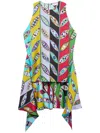 PUCCI GRAPHIC-PRINT SLEEVELESS BLOUSE