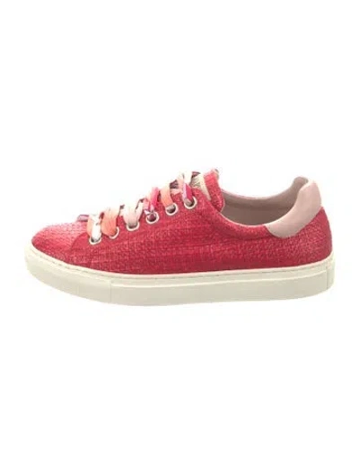 Pre-owned Pucci Graphic Print Sneakers In Red