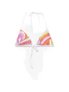Pucci Graphic-print Triangle Bikini Top In Multi
