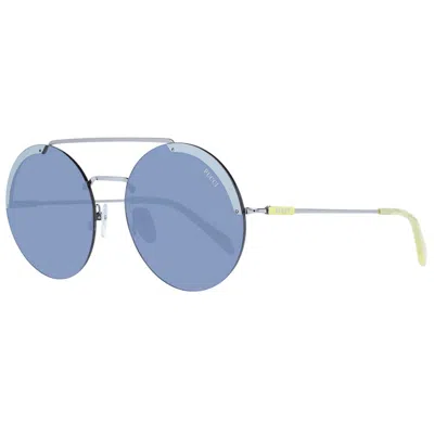 Pucci Gray Women Sunglasses In Blue