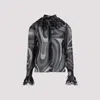 Pucci Marmo-print Silk Shirt In Black