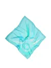 Pucci Hawaii-print Scarf In Blue