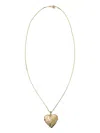 Pucci Heart Mirror Pendant Necklace Accessories In Gold
