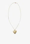 Pucci Heart Mirror Pendant Necklace Accessories In Gold