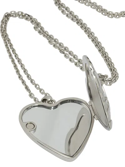 Pucci Heart Pendant Necklace Jewels Silver