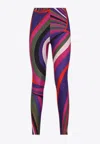 Pucci Stretch Fit Leggings For Active Lifestyle In Multi