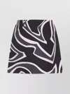 Pucci High Waist Abstract Pattern Mini Skirt In Multi