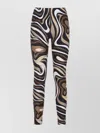 Pucci High-waisted Stretch Fit Ankle Length Leggings In Multi