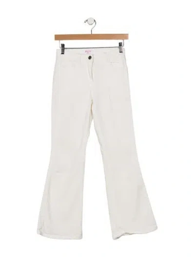 Pre-owned Pucci High-rise Flared Jeans In White