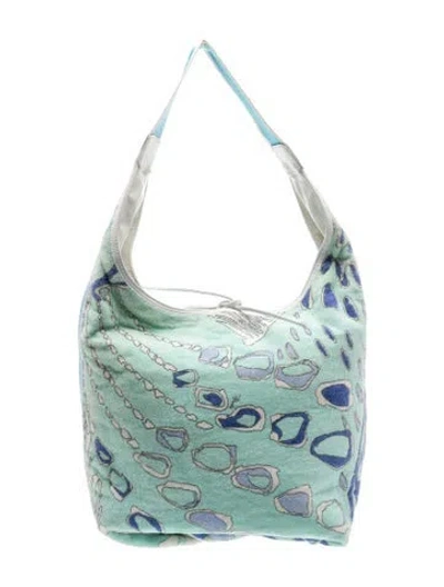 Pre-owned Pucci Hobo In Blue