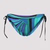 Pucci Iride Pattern Bikini Bottoms In Smeraldo