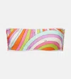 Pucci Iride Bandeau Bikini Top In Multi
