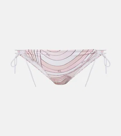 Pucci Iride Bikini Bottoms In Pink