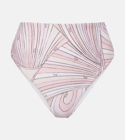 Pucci Iride Bikini Bottoms In Pink