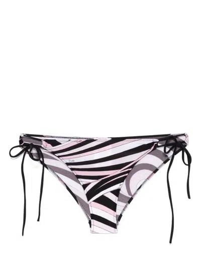 Pucci Iride Bikini Bottoms In Pink