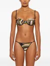 Pucci Iride Bikini Top In Green