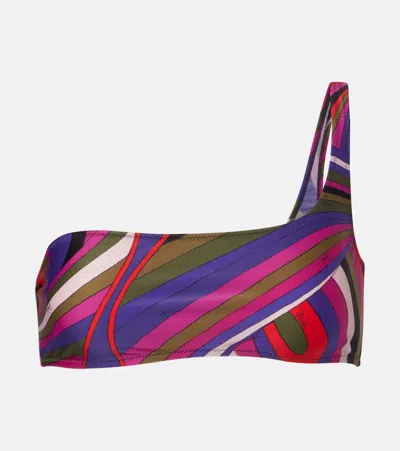 Pucci Iride Bikini Top In Multi