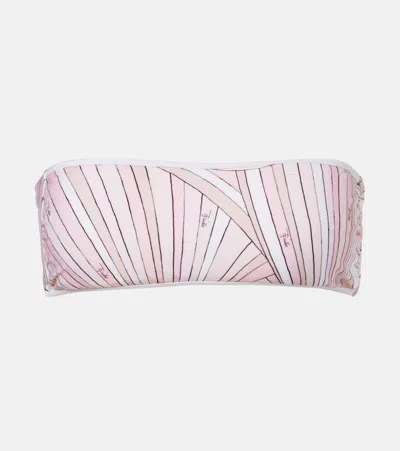 Pucci Iride Bikini Top In Pink
